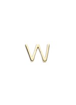 Main View -Click To Enlarge 18k yellow gold letter charm - W
