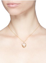 Detail View -Click To Enlarge 18k yellow gold letter charm - Z