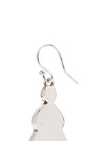 Detail View -Click To Enlarge 'Lozzi' lapis stone earrings