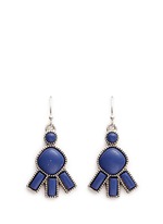 Main View -Click To Enlarge 'Lozzi' lapis stone earrings