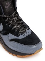 Detail View -Click To Enlarge 'Air Max 1 Mid Waterproof' suede sneakerboots