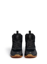 Front View -Click To Enlarge 'Air Max 1 Mid Waterproof' suede sneakerboots