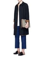 Gucci - 蜜蜂刺绣装饰帆布手拿包 | 男士 | Lane