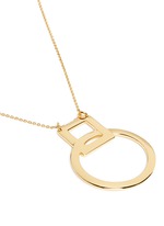 Detail View -Click To Enlarge 'Ahe' interlocking pendant necklace