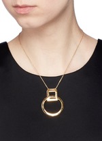 Figure View -Click To Enlarge 'Ahe' interlocking pendant necklace