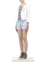 Ash&nbsp;Eagle leather wedge sneakers