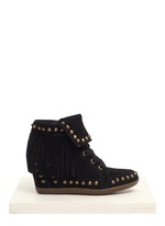 Baba stud and fringe wedge sneakers
