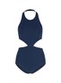 Main View - Click To Enlarge Main View - Click To Enlarge - Flagpole Swim - 'Lynn' cutout halterneck swimsuit