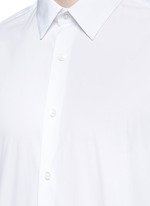 Detail View -Click To Enlarge 'Sylvain' stretch poplin shirt
