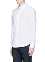 Front View -Click To Enlarge 'Sylvain' stretch poplin shirt
