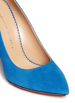 Detail View -Click To Enlarge 'Monroe' suede platform pumps