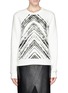 Main View - Click To Enlarge Main View - Click To Enlarge - SANDRO - 'Twisted' brush print sweatshirt