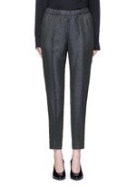 Main View -Click To Enlarge 'Palmira' metallic jacquard elastic waist pants