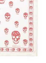 Detail View -Click To Enlarge Classic skull print silk chiffon scarf