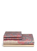 Main View -Click To Enlarge Chambord Fontevraud paisley print king size duvet set