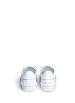 Back View -Click To Enlarge Colourblock leather sneakers