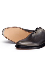 Detail View -Click To Enlarge 'Phase 2' burnished wholecut leather Oxfords