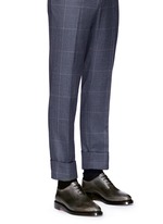 Figure View -Click To Enlarge 'Phase 2' burnished wholecut leather Oxfords