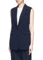 Front View -Click To Enlarge Technical stretch suiting vest