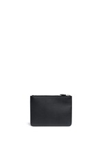 Back View -Click To Enlarge 'Monkey Brothers' faux leather zip pouch