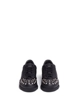 Front View -Click To Enlarge 'Tyson' stud leather sneakers