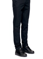 Figure View -Click To Enlarge 'Tyson' stud leather sneakers