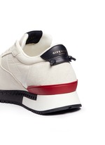 Detail View -Click To Enlarge 'Runner Active' mixed media sneakers