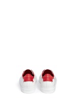 Back View -Click To Enlarge 'Urban Street' knot collar leather sneakers