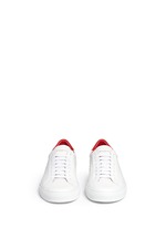 Front View -Click To Enlarge 'Urban Street' knot collar leather sneakers