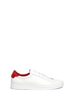 Main View -Click To Enlarge 'Urban Street' knot collar leather sneakers