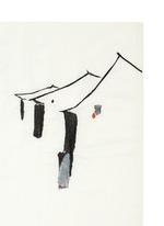 Detail View -Click To Enlarge Watercolour house embroidery king size duvet set