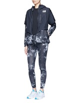 Figure View -Click To Enlarge 'Nike International Windrunner' foldable aerial print jacket