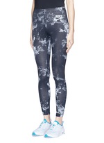 Front View -Click To Enlarge 'Nike International' aerial print leggings