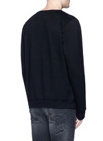 Back View -Click To Enlarge 'Bayo' snake embroidery sweatshirt