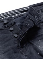 Click To Enlarge Regular fit vintage wash jeans