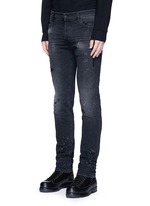 Front View -Click To Enlarge Regular fit vintage wash jeans