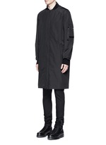 Front View -Click To Enlarge 'Rahue' reversible long jacket
