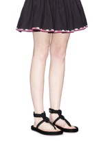 Figure View -Click To Enlarge 'Lesley' knotted rope T-strap sandals