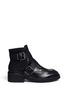 Main View - Click To Enlarge Main View - Click To Enlarge - Ash - 'Nikko' double buckle leather boots