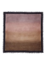 Main View -Click To Enlarge Ombré cashmere-silk border scarf