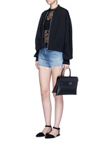 Figure View -Click To Enlarge 'Attica' top handle crossbody leather bag