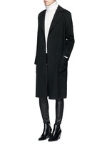 Figure View -Click To Enlarge Double face wool-cashmere belted coat