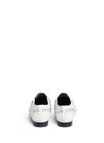 Back View -Click To Enlarge 'Charly' jewel leather slip-ons