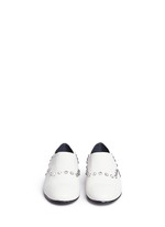 Front View -Click To Enlarge 'Charly' jewel leather slip-ons