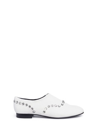 Main View - Click To Enlarge Main View - Click To Enlarge - Opening Ceremony - 'Charly' jewel leather slip-ons