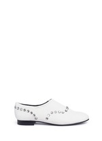 Main View -Click To Enlarge 'Charly' jewel leather slip-ons