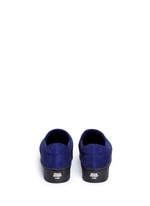 Back View -Click To Enlarge 'Cici' suede flatform skate slip-ons