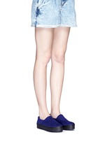 Figure View -Click To Enlarge 'Cici' suede flatform skate slip-ons
