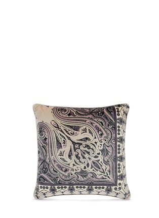 Main View - Click To Enlarge Main View - Click To Enlarge - Etro - Hamilton Mooers floral paisley print velvet cushion