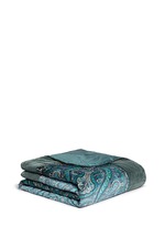Main View -Click To Enlarge Morlaix Quintin paisley print velvet king size bed cover